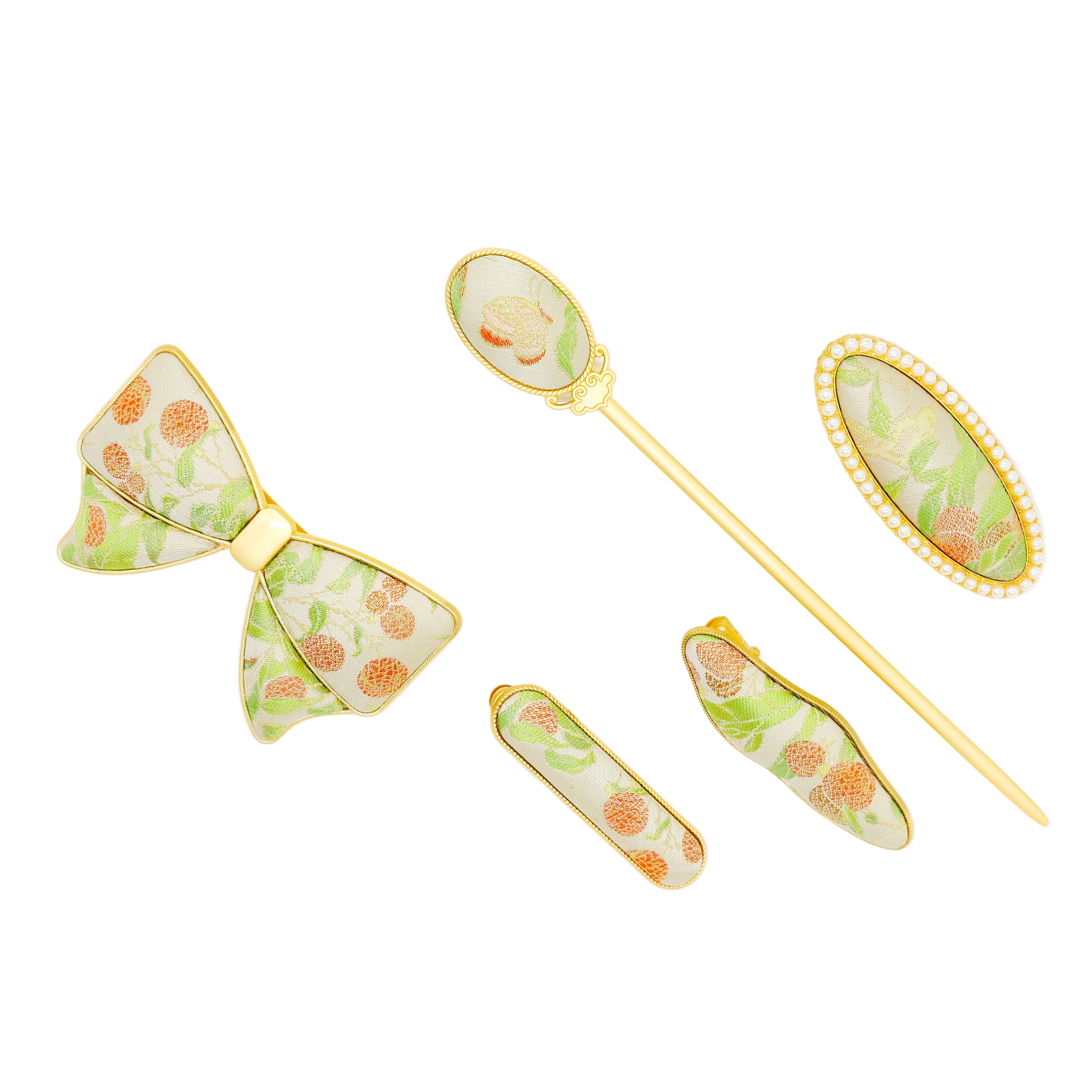 Guxu Litchi （ 姑胥荔枝 ）Hair Clip Set