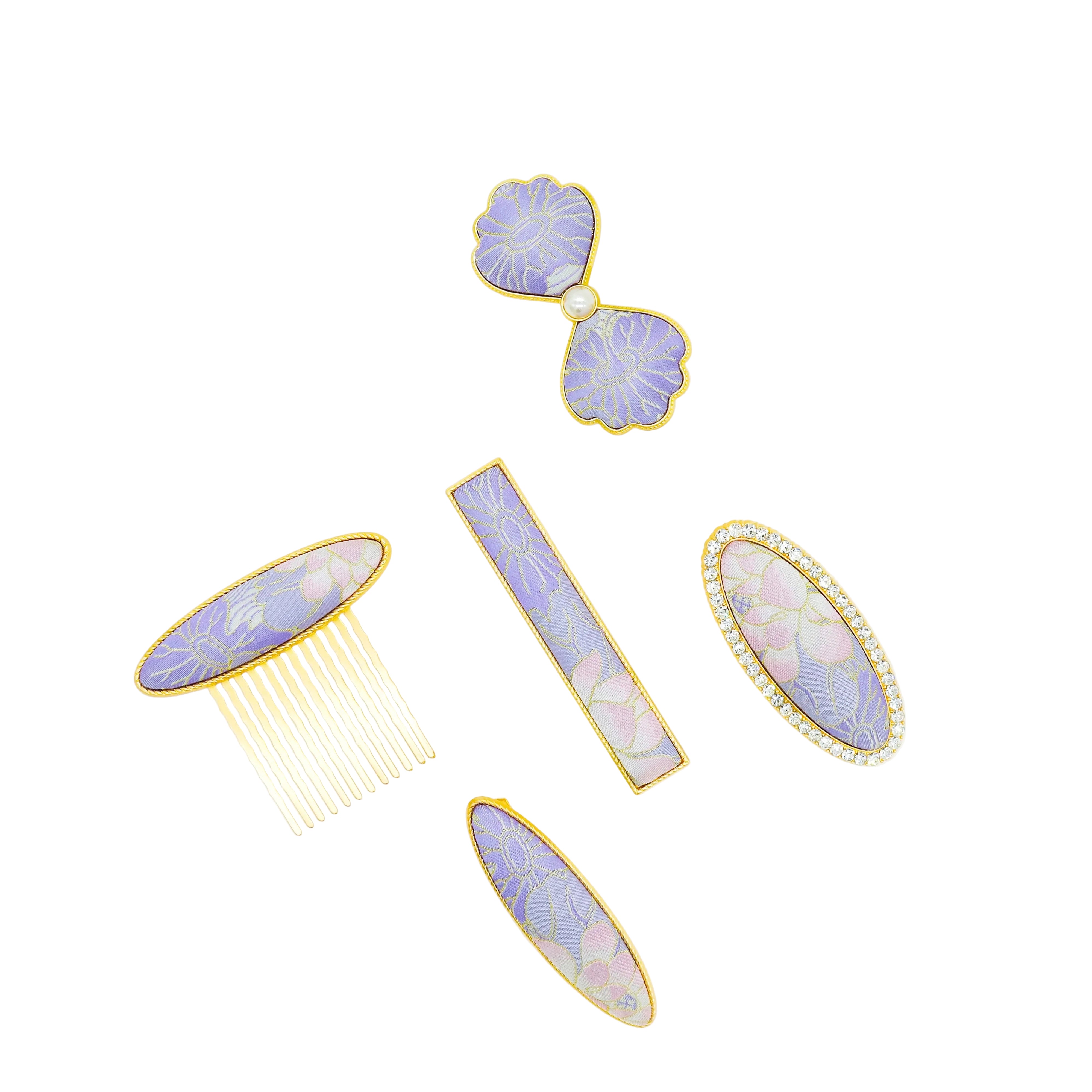 Rippling Winding Stream （ 曲水凌波 ）Hair Clip Set