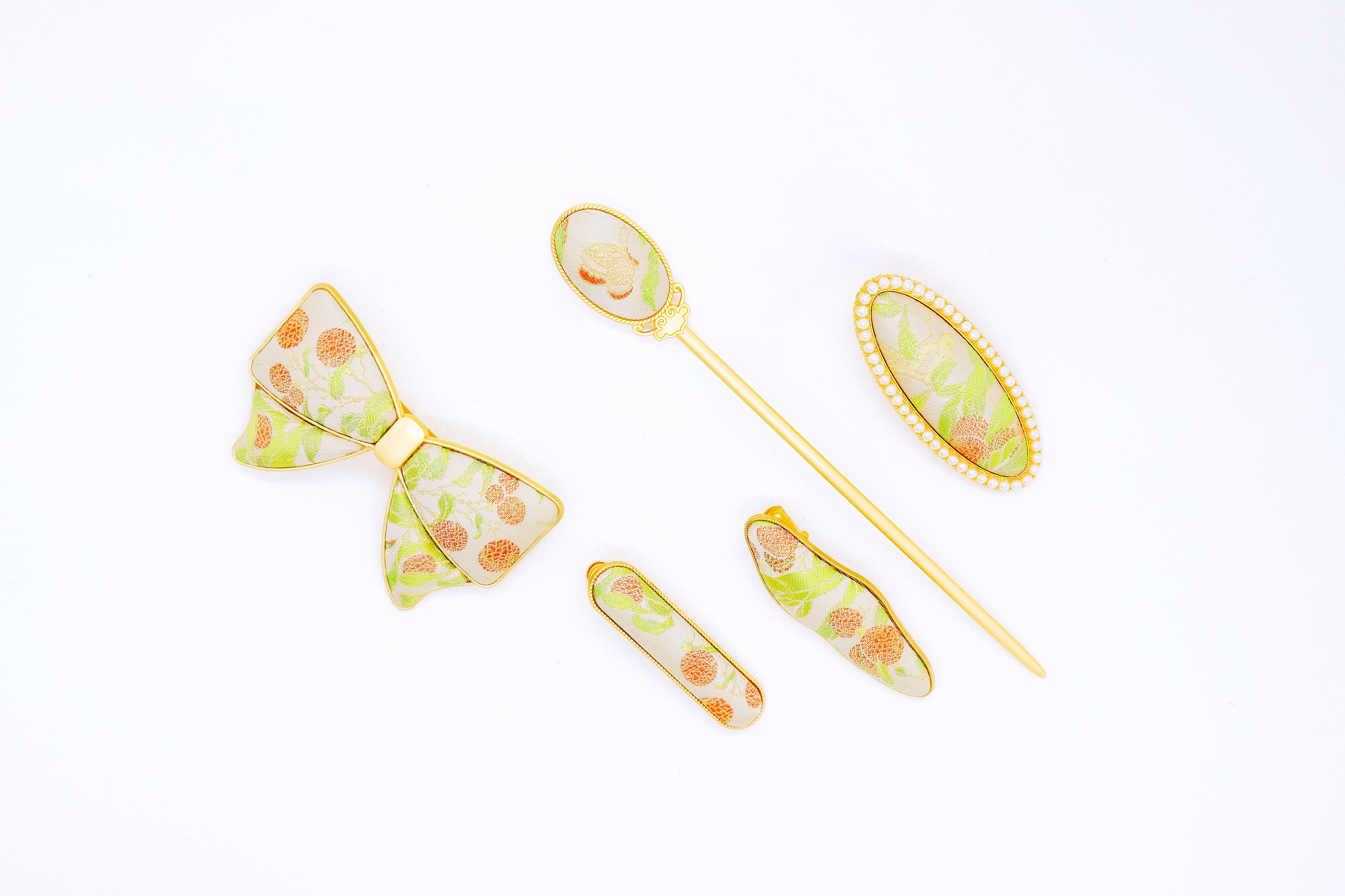 Guxu Litchi （ 姑胥荔枝 ）Hair Clip Set Secondary image